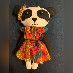 Hand sewn Critters: Polly Panda
